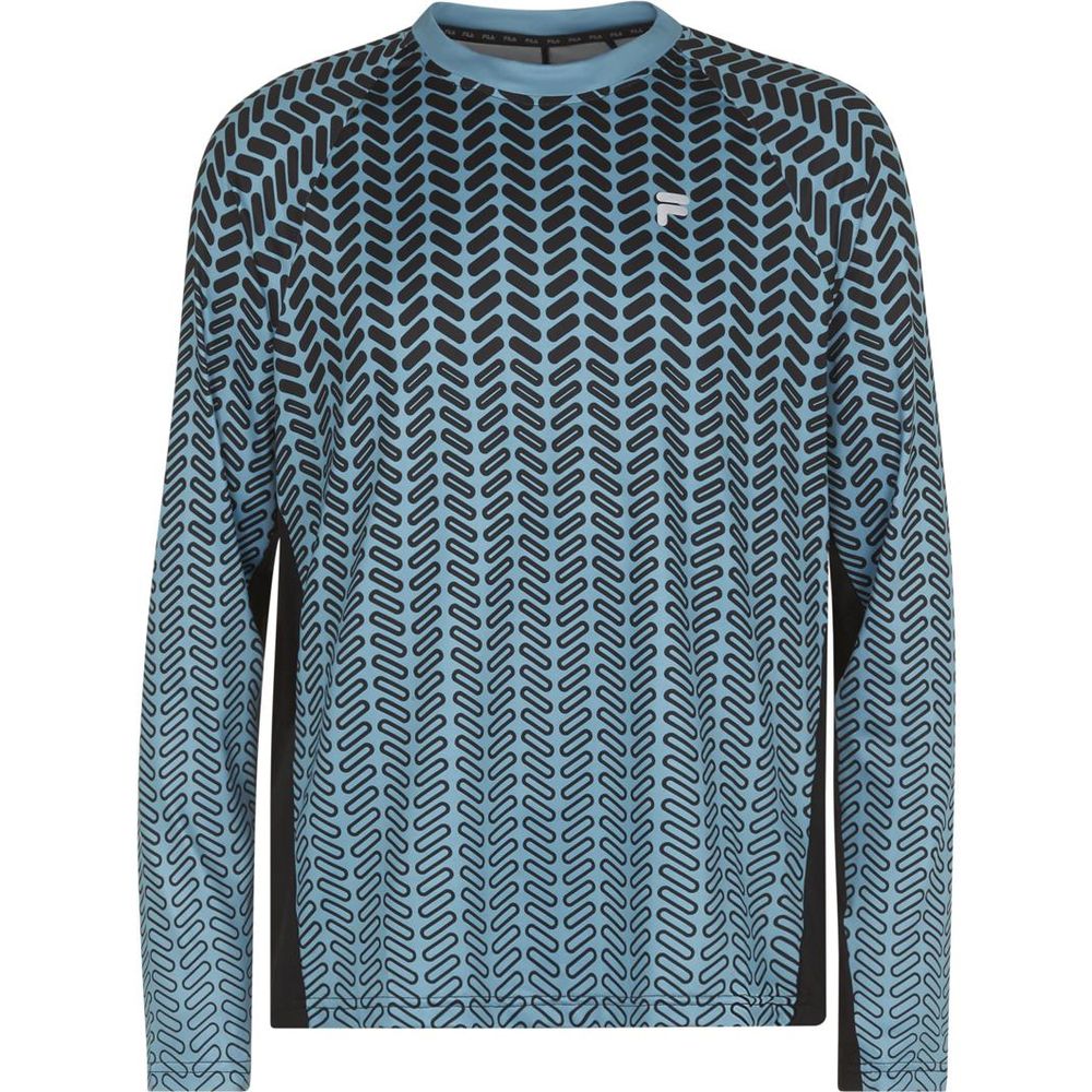 Blue Polyester Sweatshirt