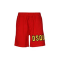 Dsquared2 Red Cotton Shorts