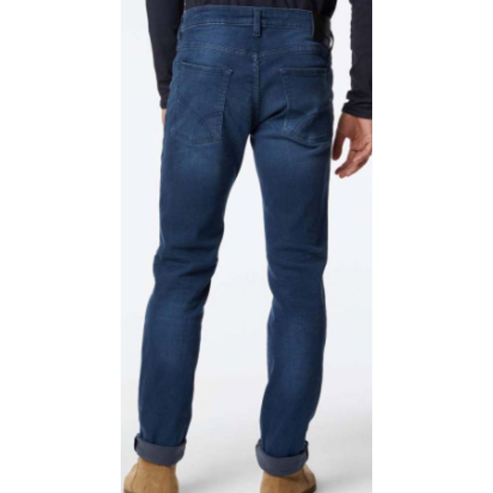 Blue Cotton Slim Fit Jeans