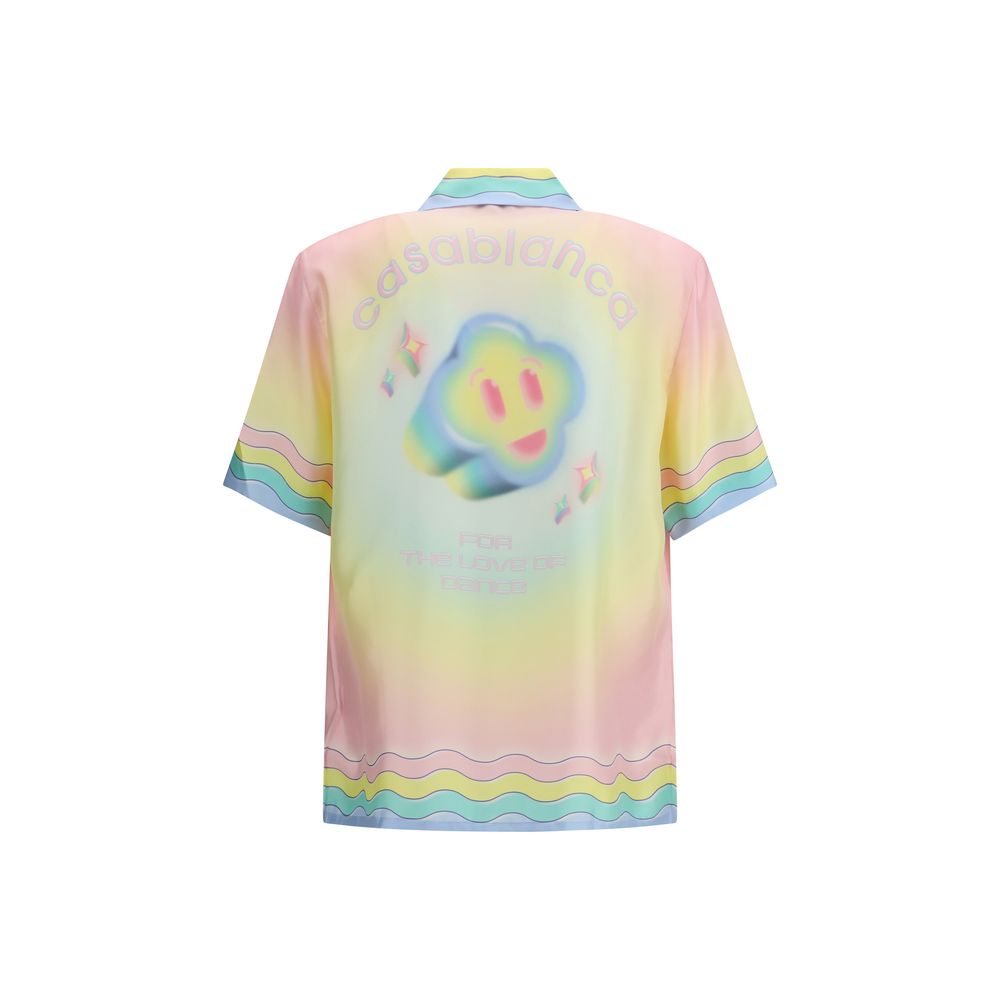 Casablanca Multicolor Silk Patterned Shirt