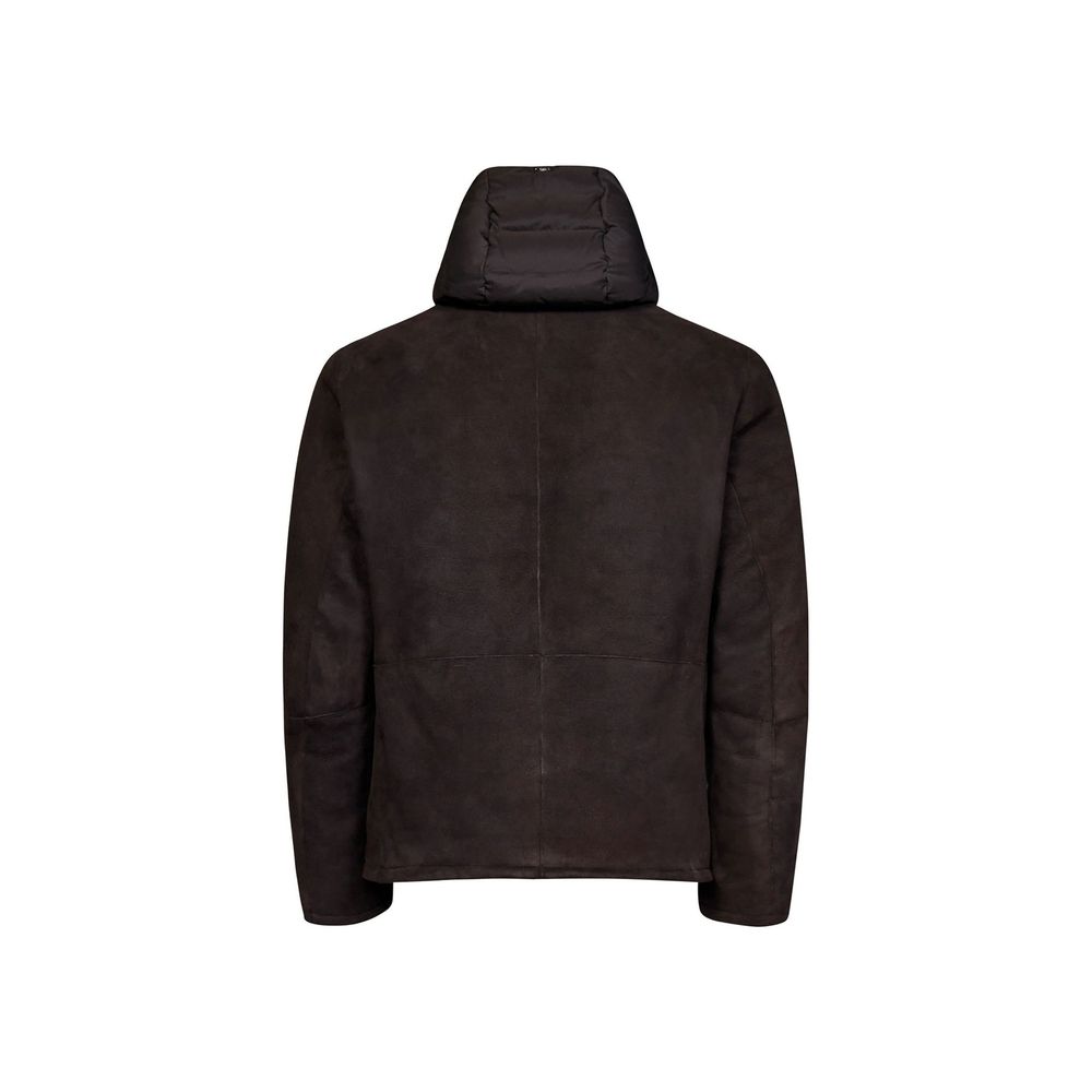 Brown Lambskin Biker Jacket