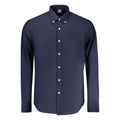 Blu Cotton Male Shirt