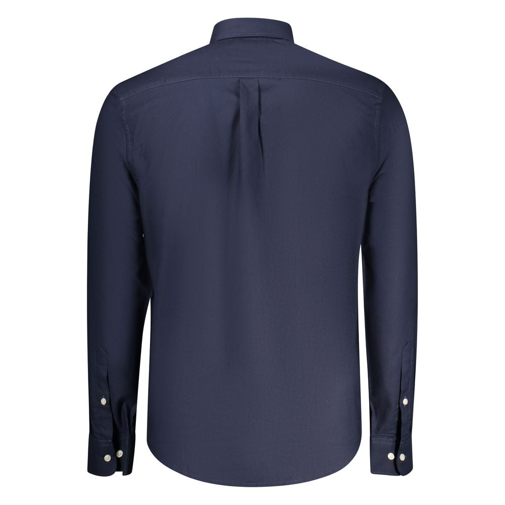 Blu Cotton Male Shirt