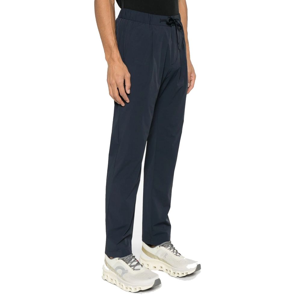 Herno Grey Elastane Casual Trousers