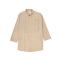 Beige Cotton Coat
