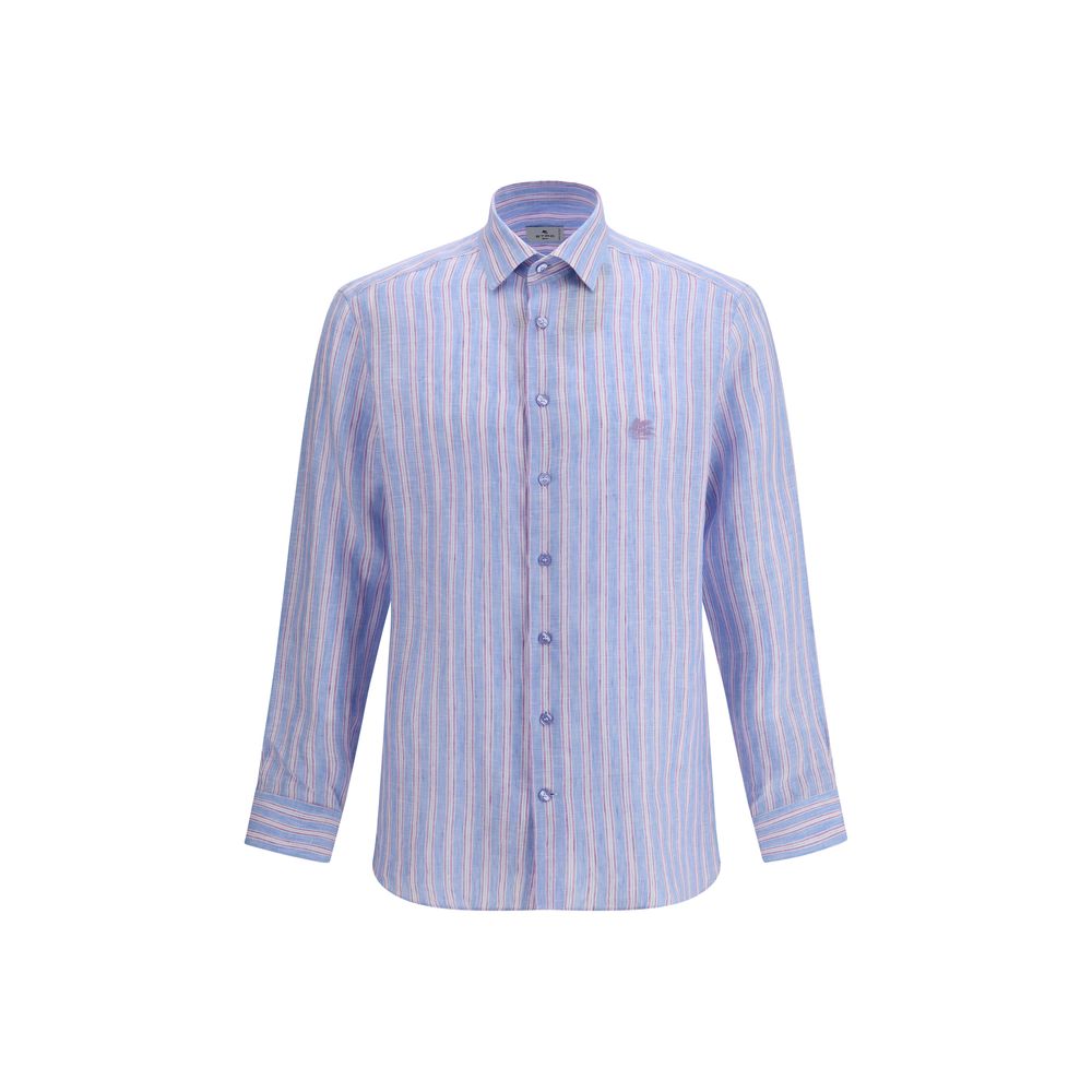 Etro Multicolor Linen Patterned Shirt