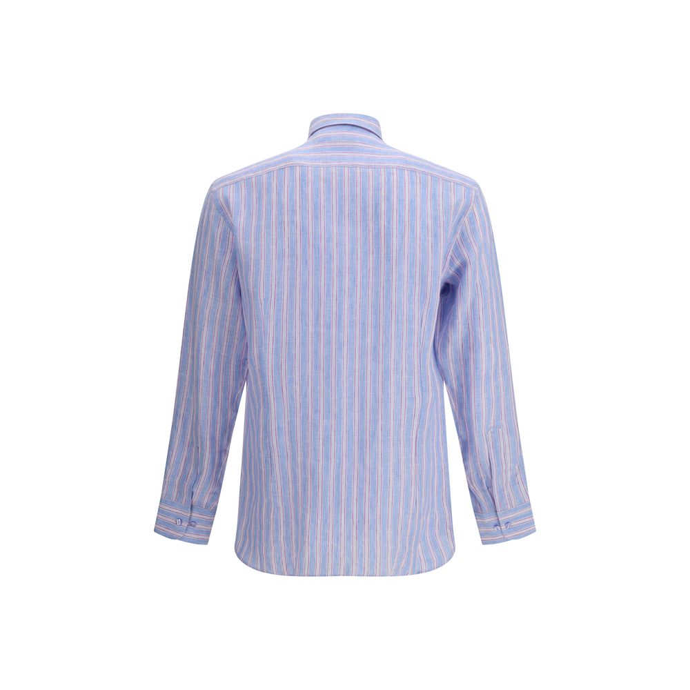 Etro Multicolor Linen Patterned Shirt