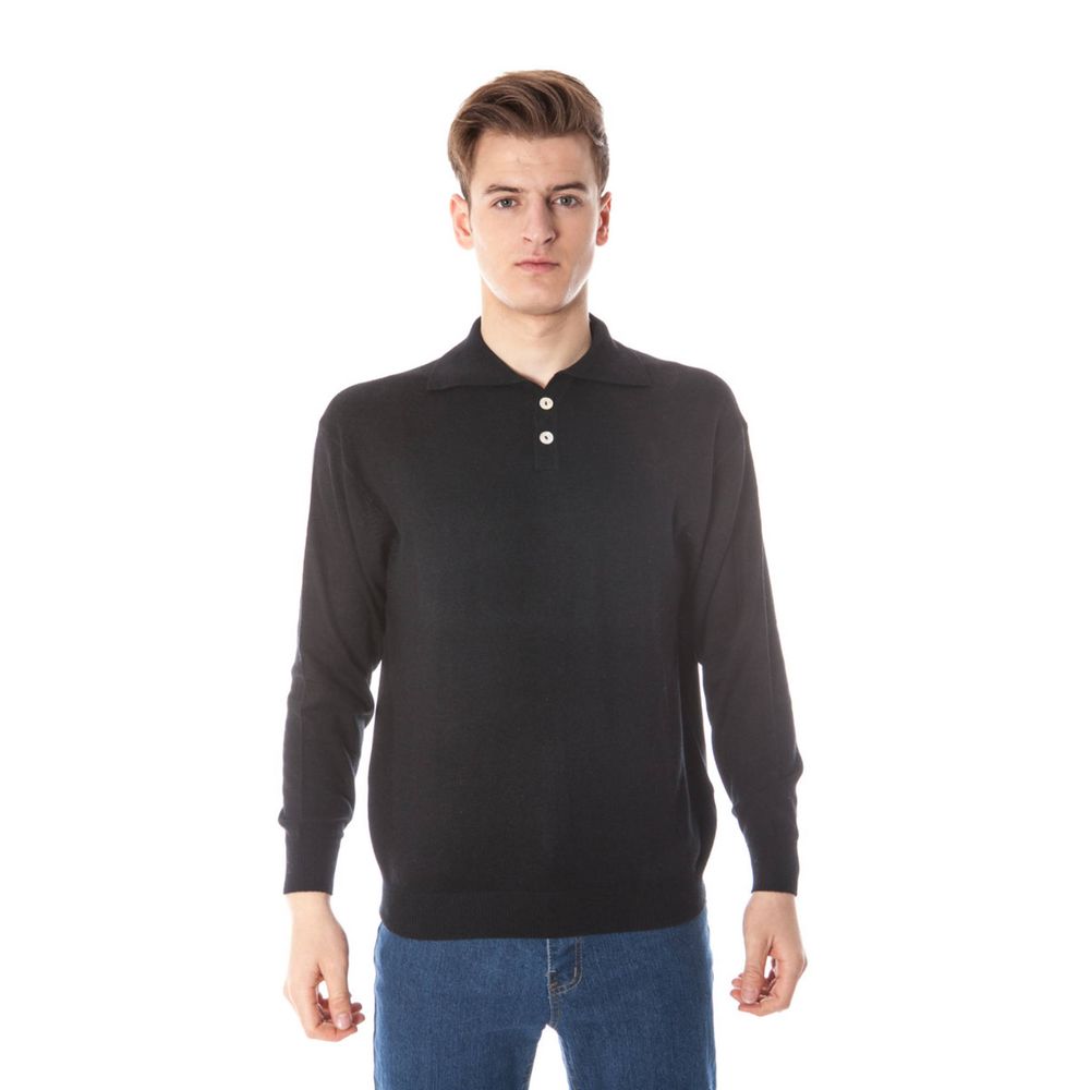 Yuko Black Cashmere Sweater