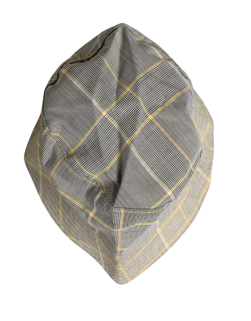 Dolce & Gabbana Grey Checkered Bucket Fisherman Hat