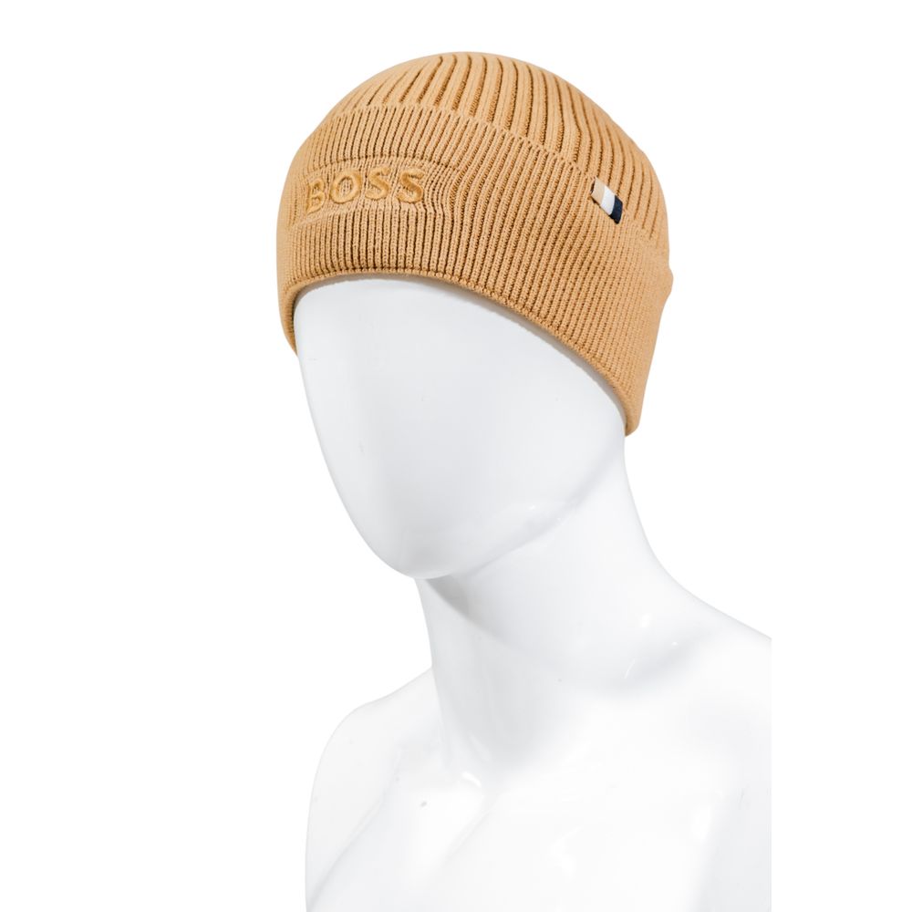 Hugo Boss Beige Cotton Baseball Cap