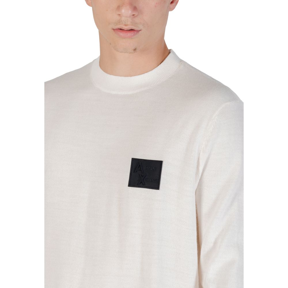 White Marabou Sweatshirt