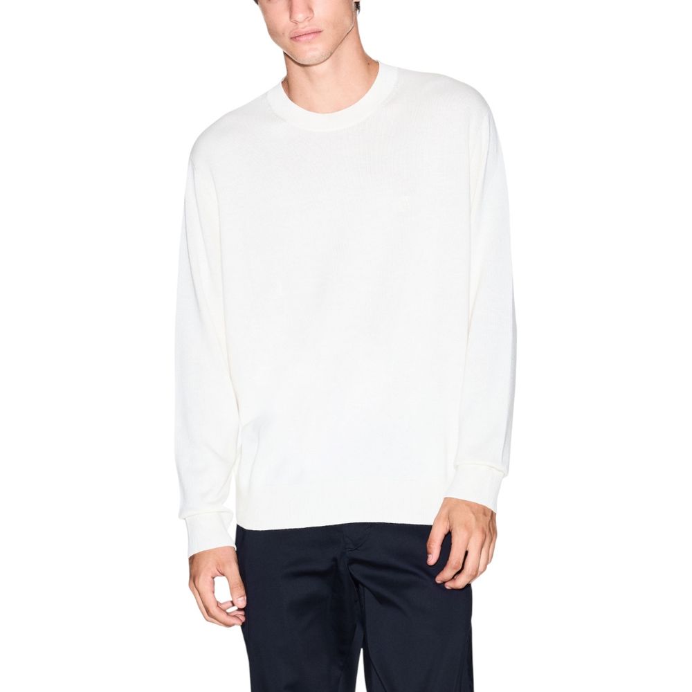 Cream Viscose Sweatshirt