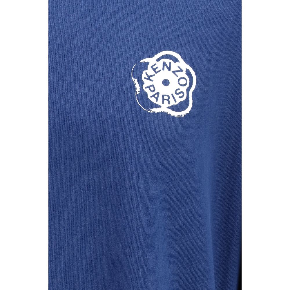 Kenzo Blue Cotton Long-Sleeve T-Shirt