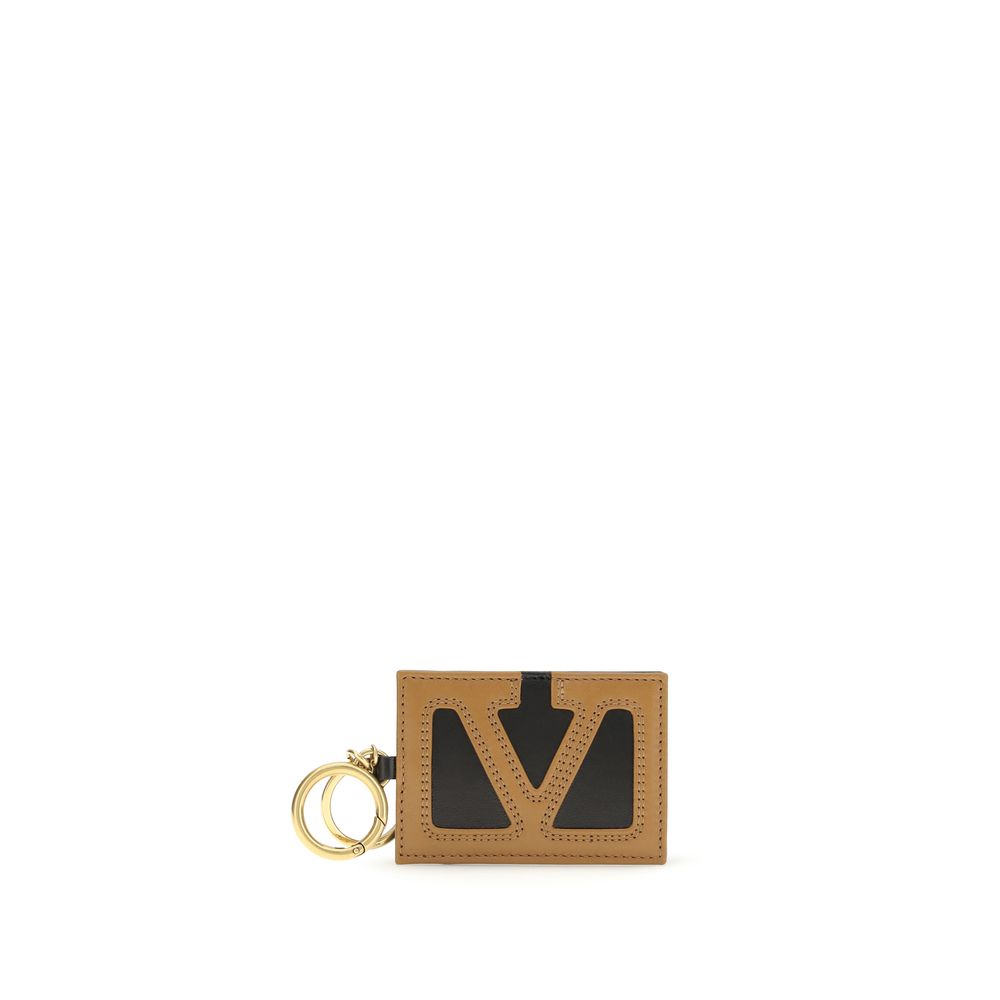 Valentino Garavani Multicolor Lambskin Keychain