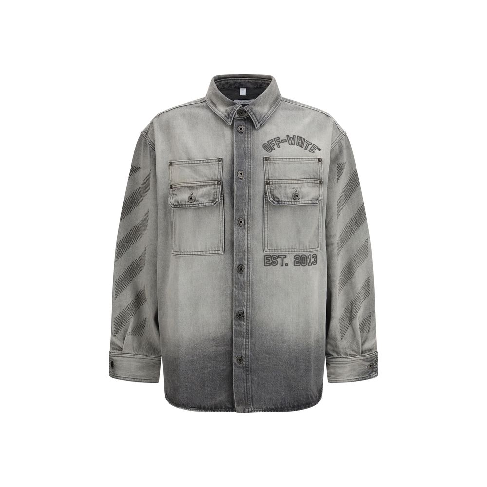 Gray Denim Shirt