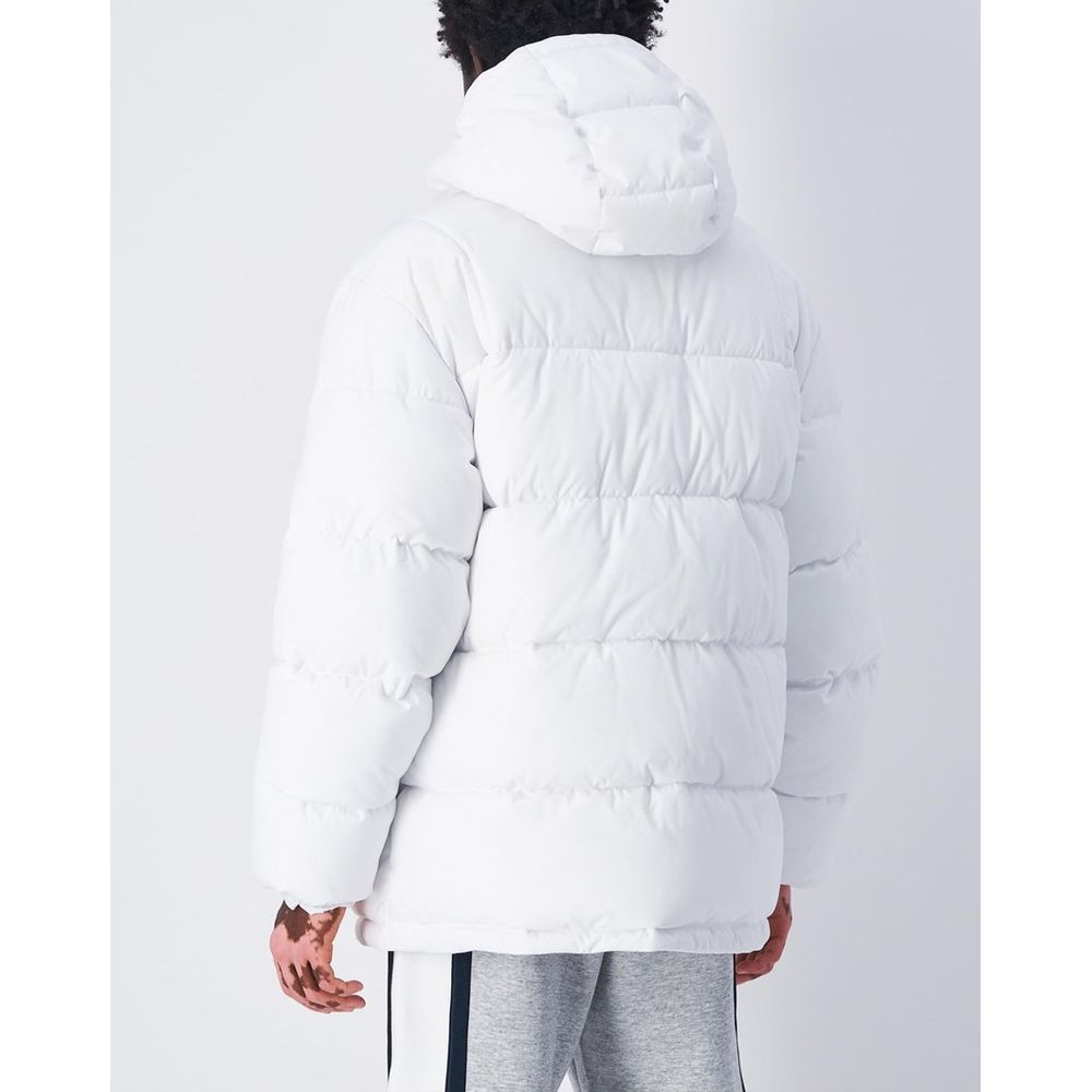 White Polyester Parka