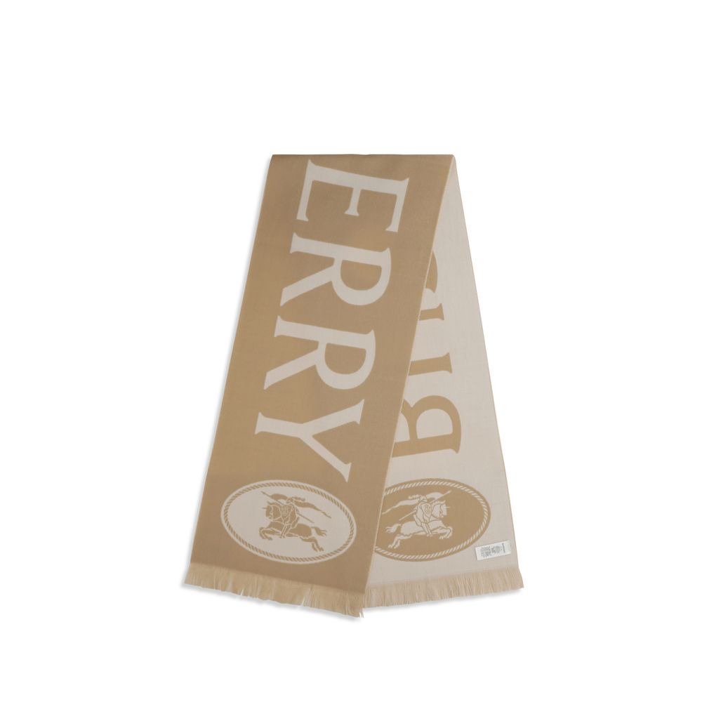 Burberry Beige Wool Scarf