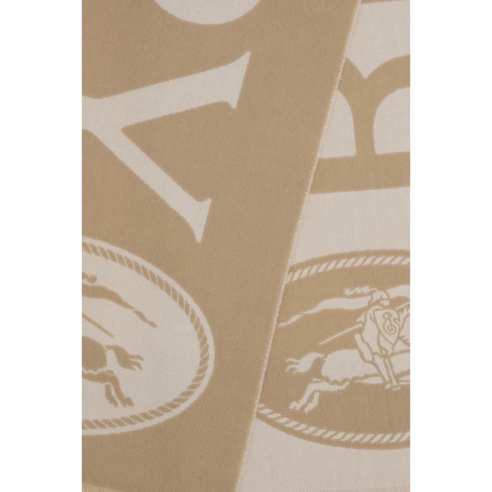 Burberry Beige Wool Scarf