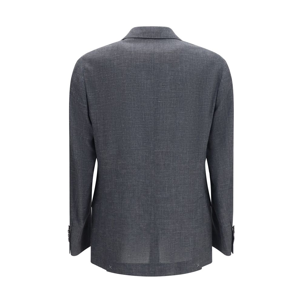 Brunello Cucinelli Grey Wool Blazer
