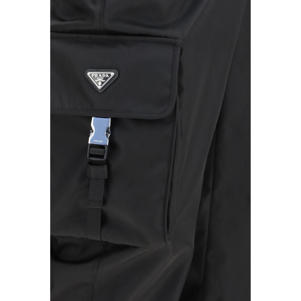Prada Black Polyamide Track Pants