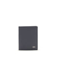 Ferragamo Blue Calf Leather Wallet