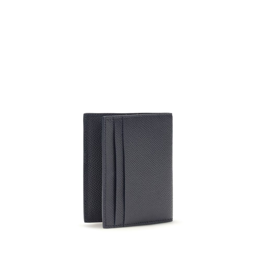 Ferragamo Blue Calf Leather Wallet