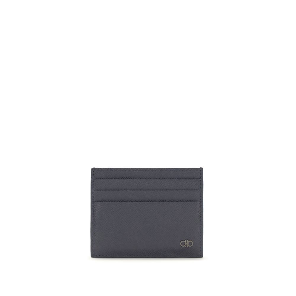 Ferragamo Blue Calf Leather Wallet