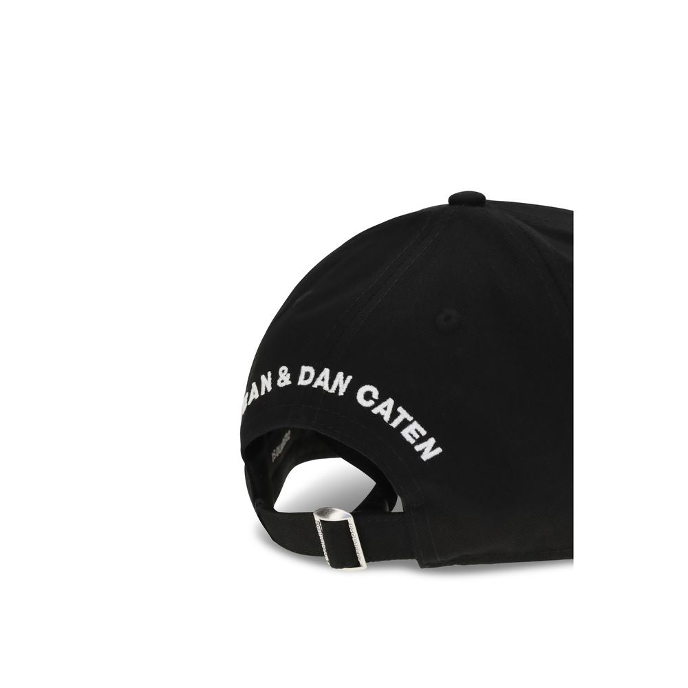 Black Cotton Cap (Baseball Hat)