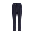 Brunello Cucinelli Blue Wool Casual Trousers
