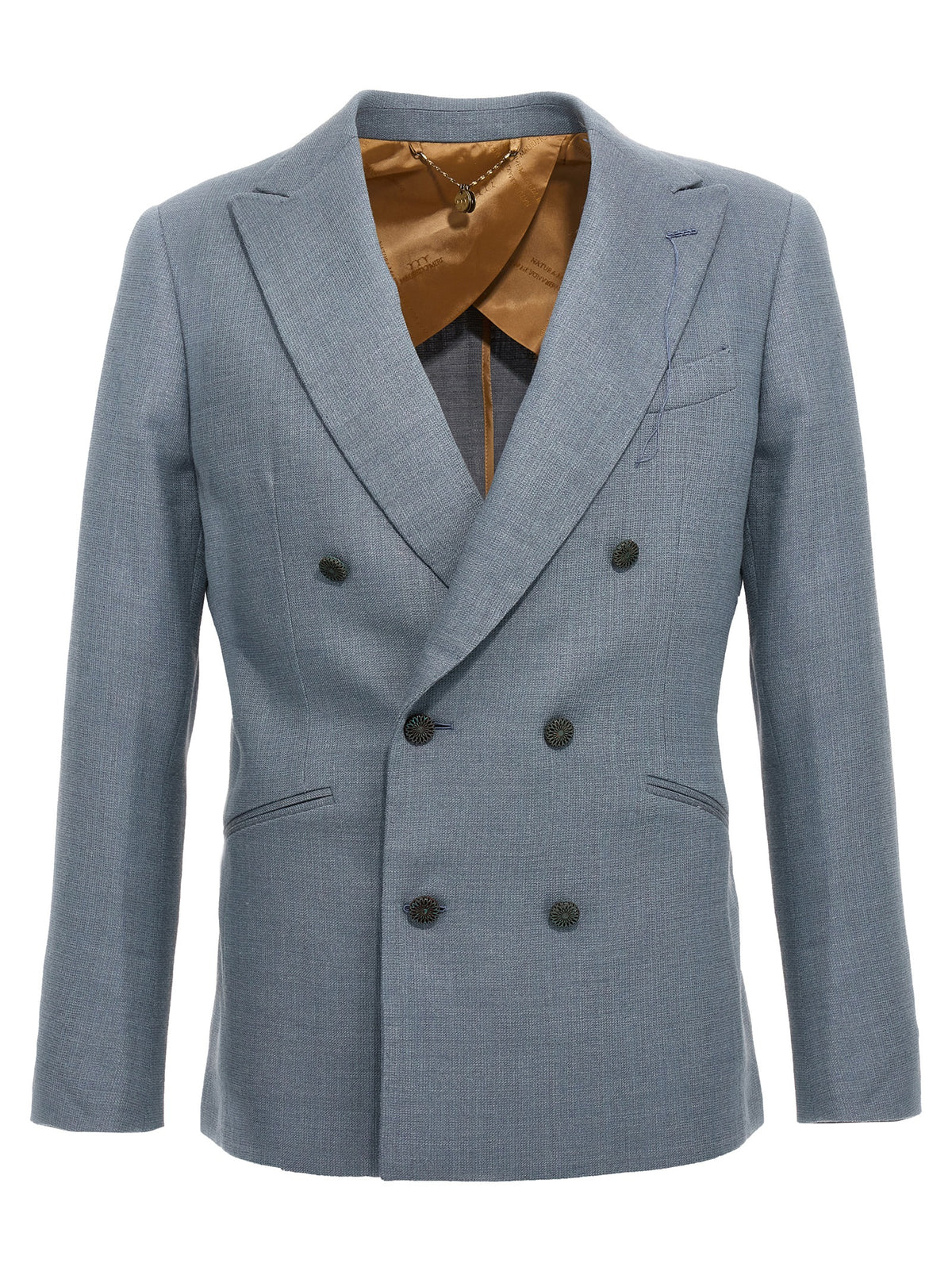 Blue Silk Blazer