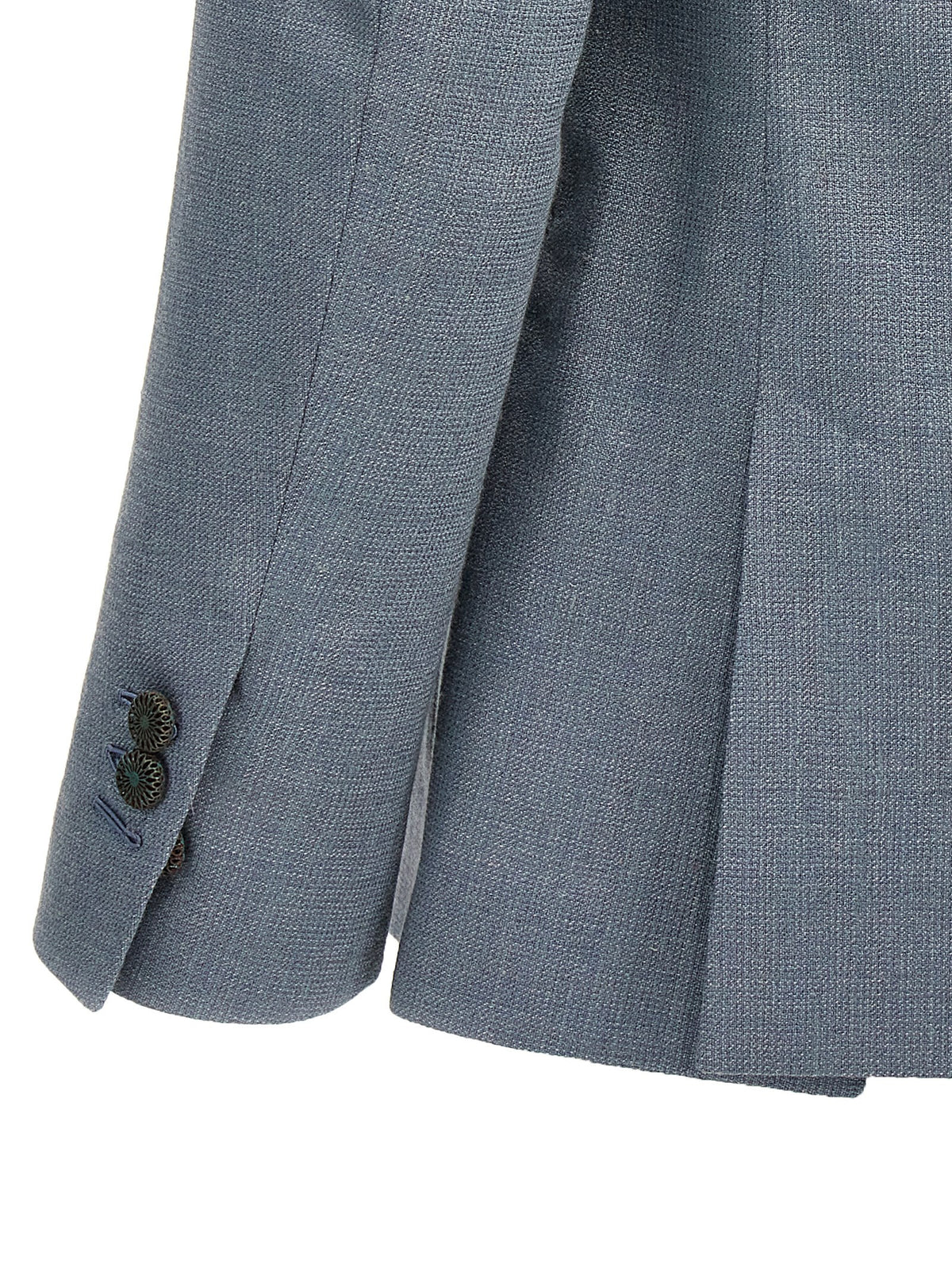 Blue Silk Blazer