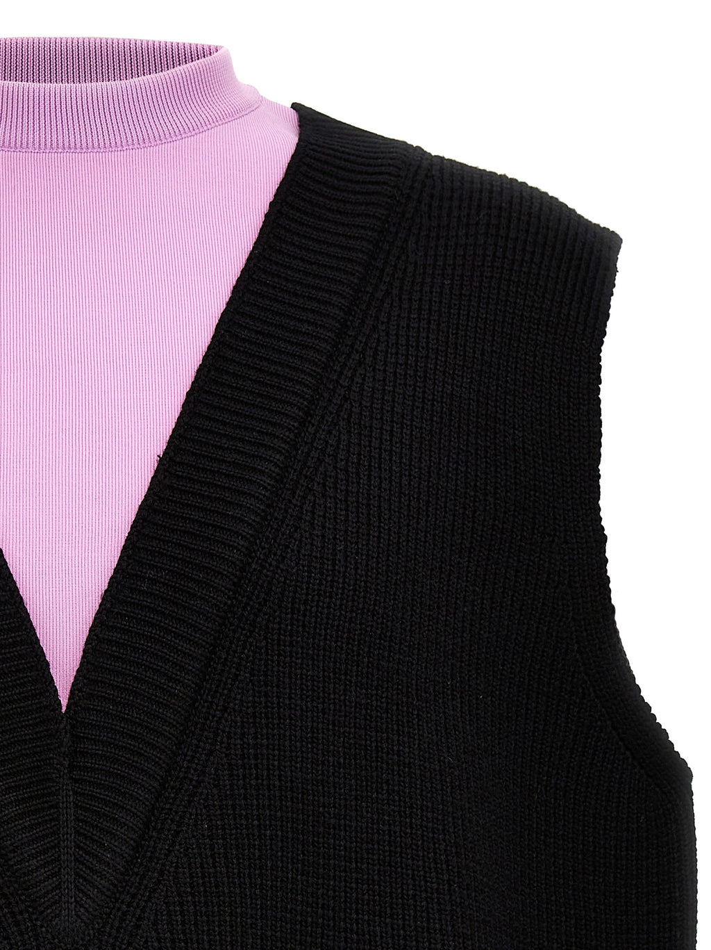 Jil Sander Multicolor Wool Sleeveless Sweater