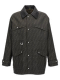 Fendi Brown Polyester Long Jacket