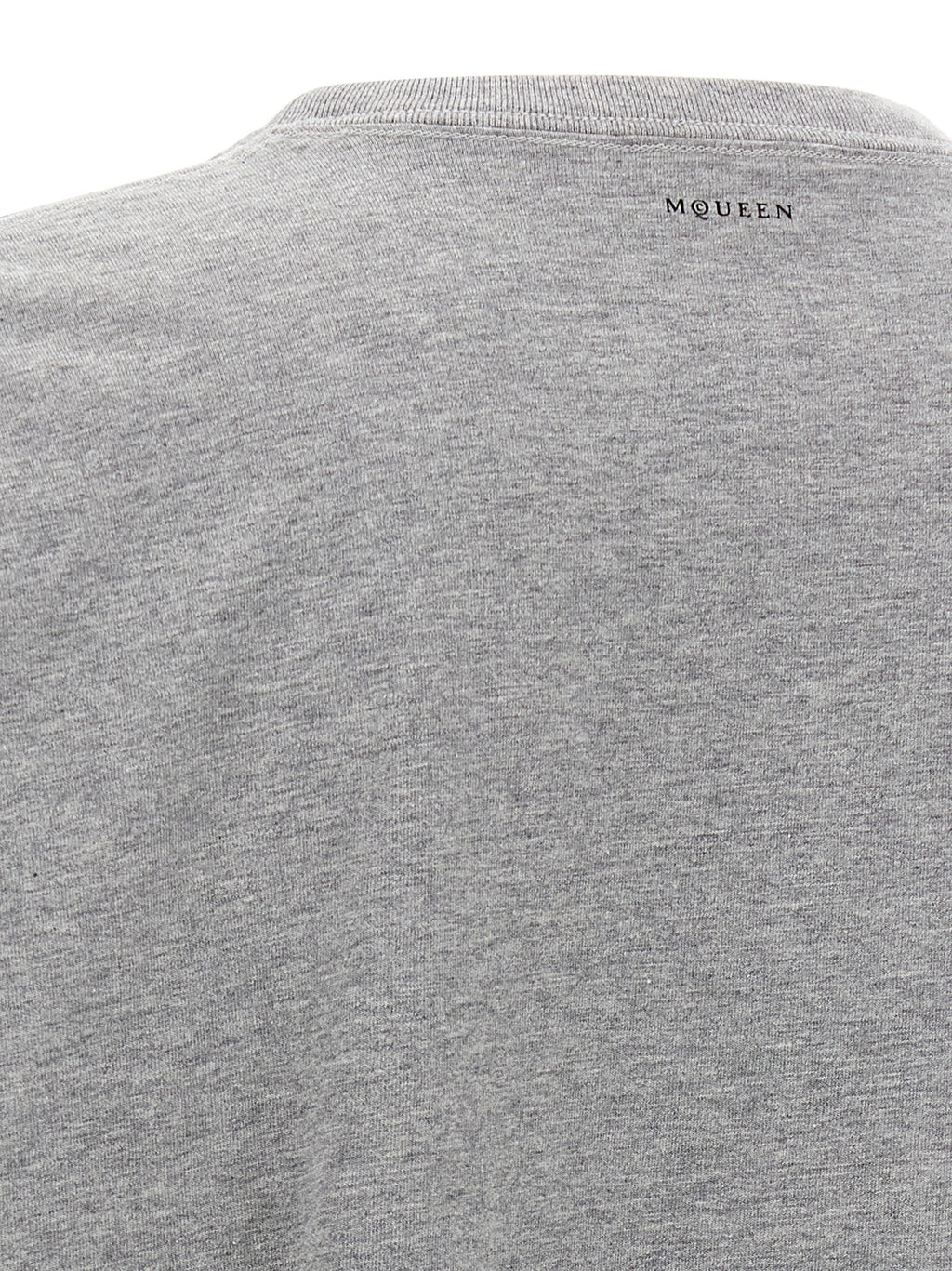Alexander McQueen Grey Cotton T-Shirt