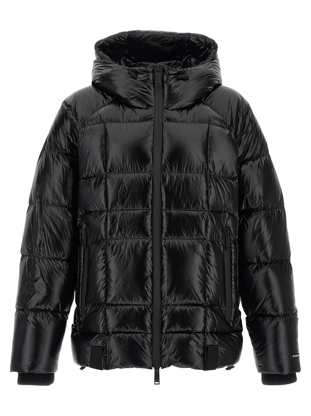 Dsquared2 Black Polyamide Long Jacket