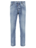Dsquared2 Blue Cotton Skinny Jeans