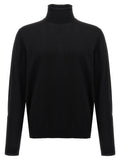 Roberto Collina Black Merino Wool Cardigan
