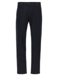 Hugo Boss Blue Cotton Casual Trousers
