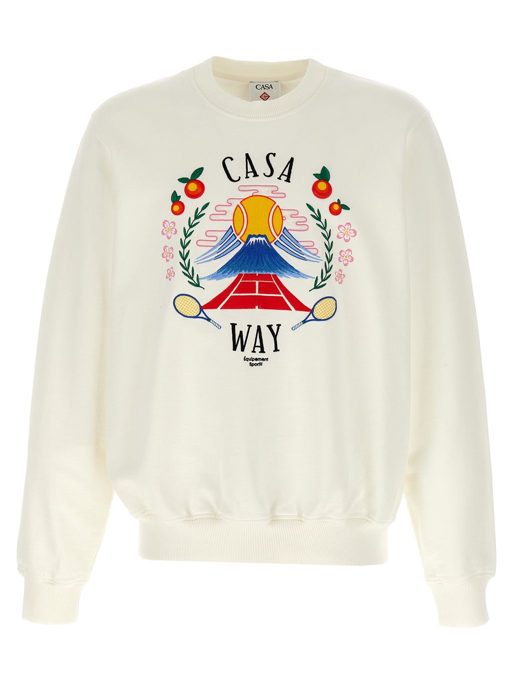 White Cotton Sweatshirt