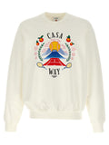White Cotton Sweatshirt