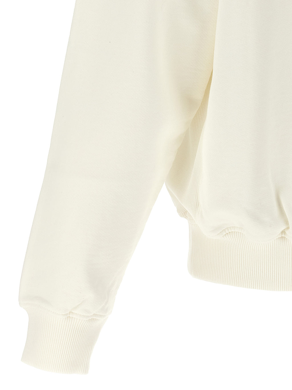 White Cotton Sweatshirt
