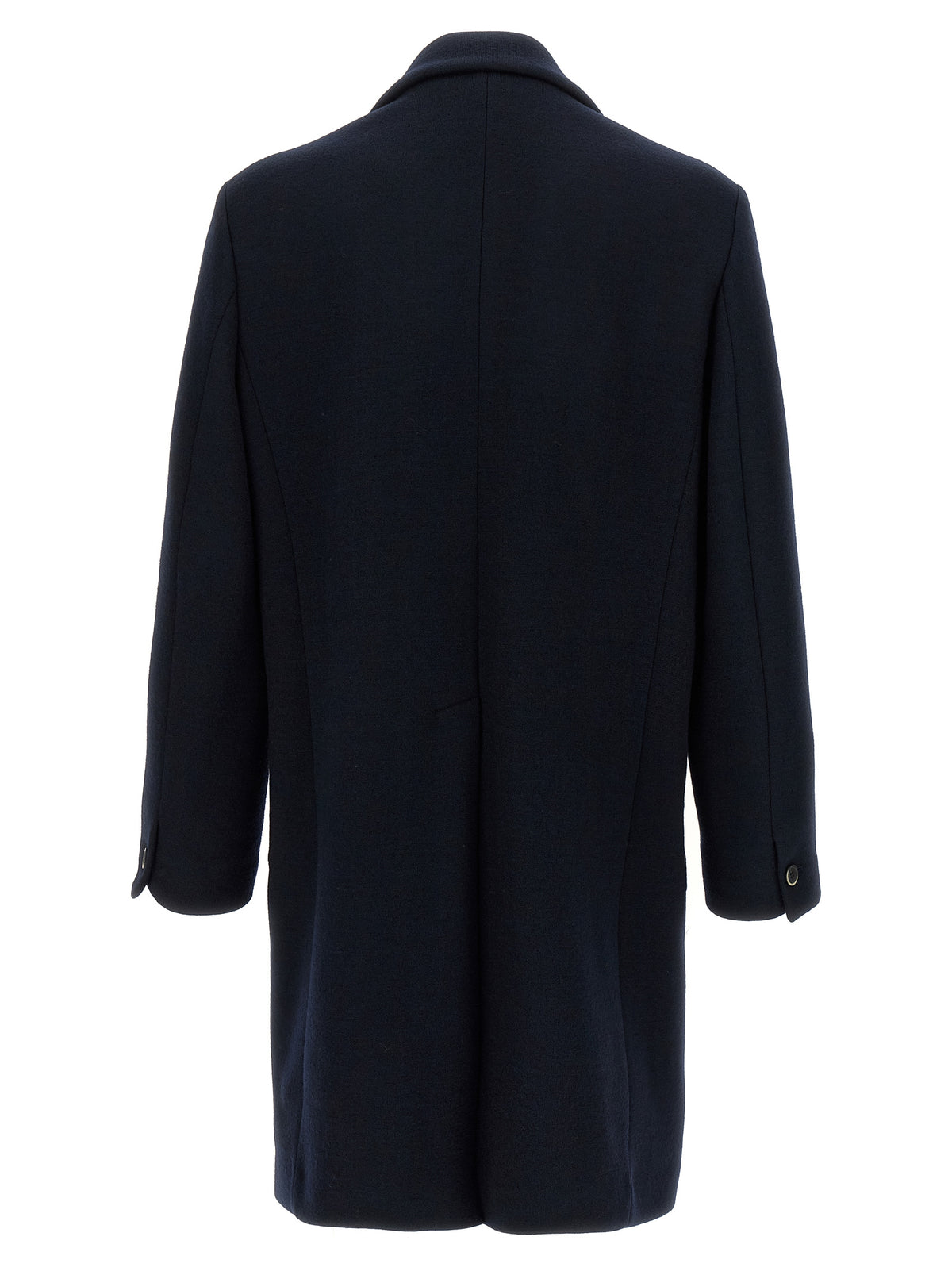 Black Virgin Wool Coat