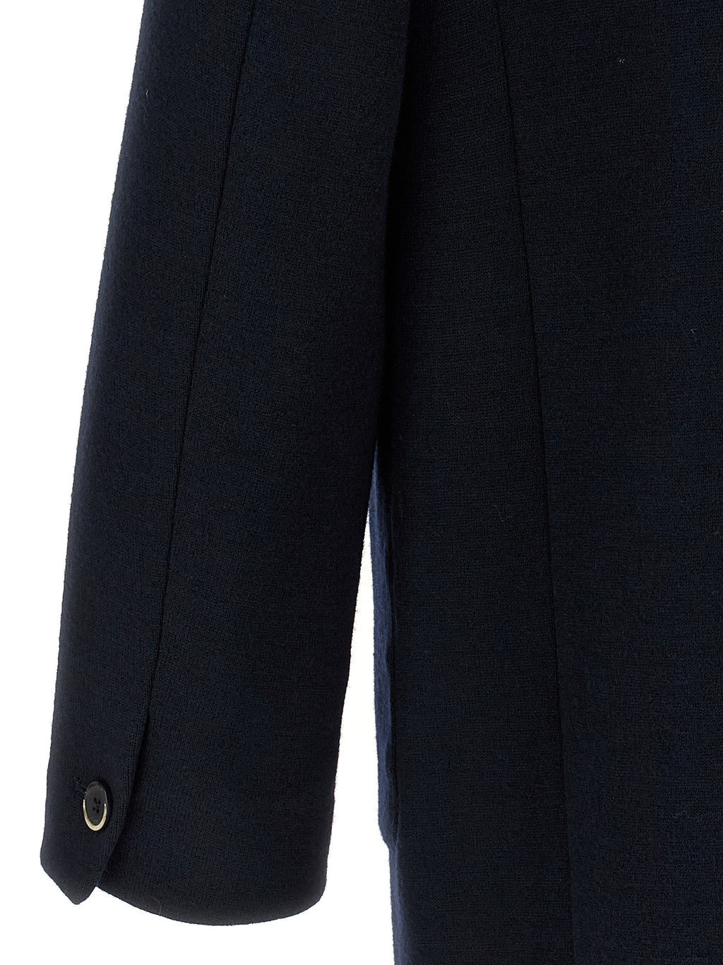 Black Virgin Wool Coat