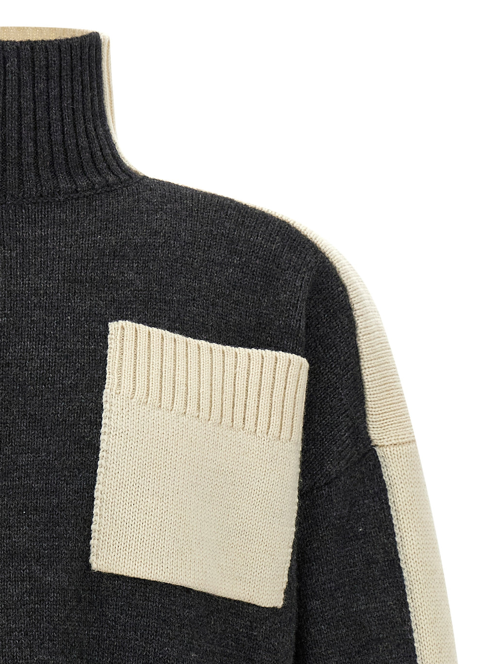 JW Anderson Grey Elastane Cardigan
