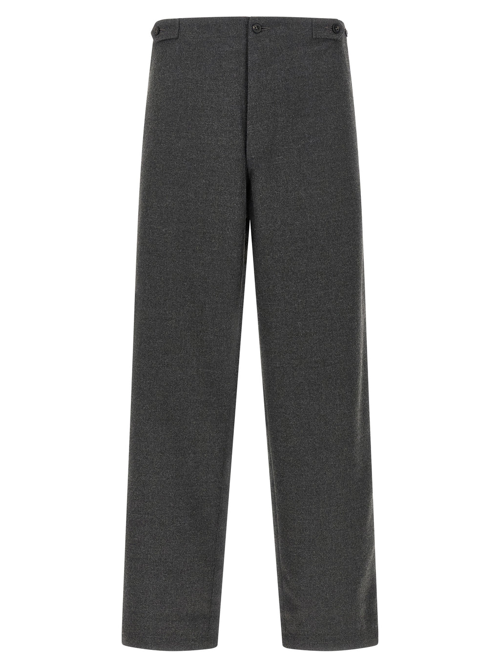 Cellar Door Grey Polyester Casual Trousers