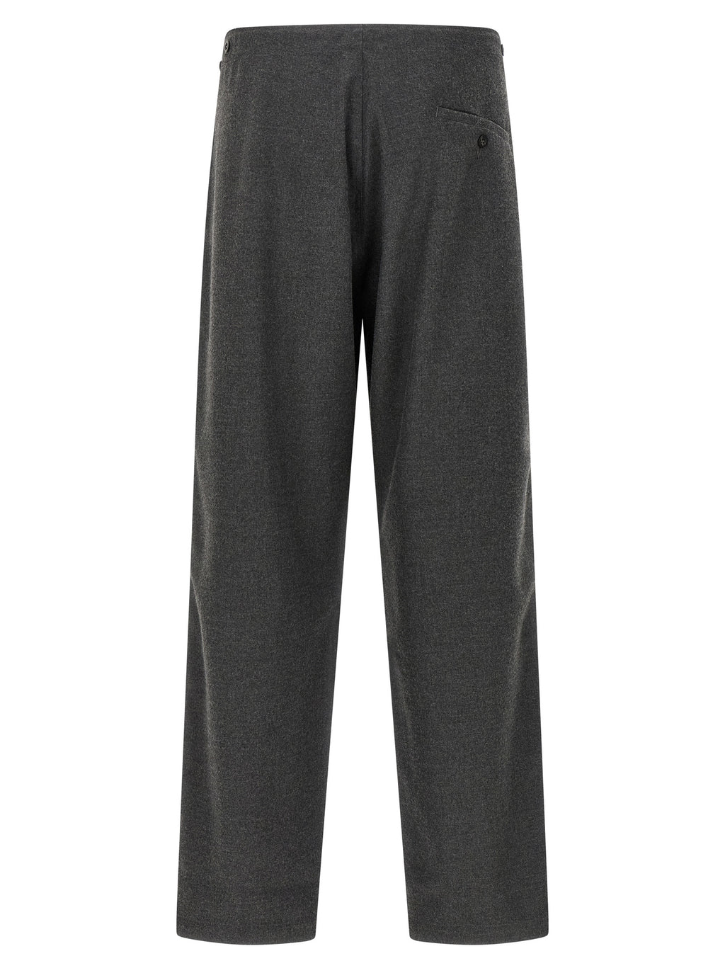 Cellar Door Grey Polyester Casual Trousers