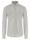 Brunello Cucinelli Grey Cotton Shirt