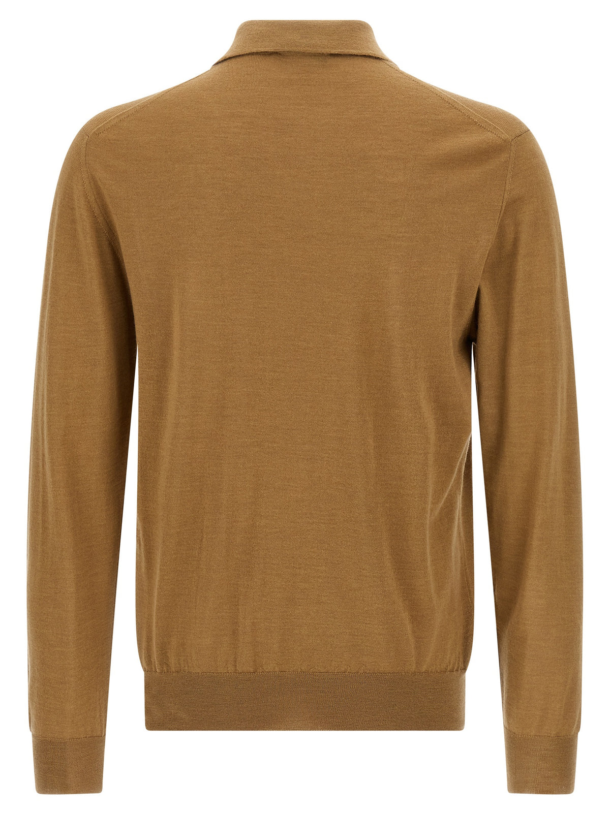 Beige Cashmere Polo Shirt