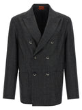 Barena Grey Virgin Wool Blazer