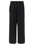 Y-3 Black Polyester Casual Trousers